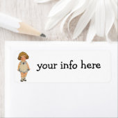 DOLLY DINGLE RÜCKSENDEADRESSEN-AUFKLEBERS (Insitu)