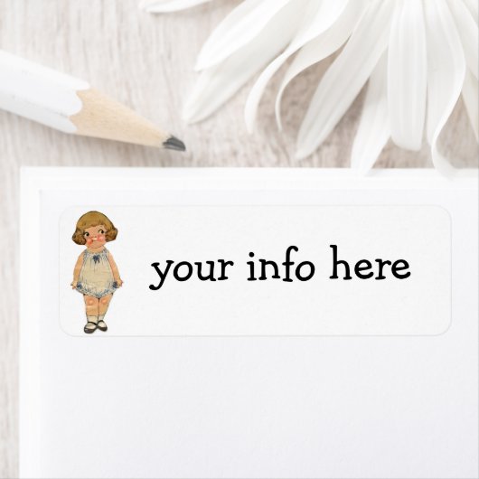 DOLLY DINGLE RÜCKSENDEADRESSEN-AUFKLEBERS (Insitu)