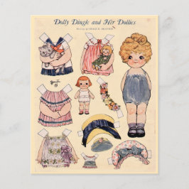 Dolly Dingle und ihre Dollies Vintage-Reproduktion