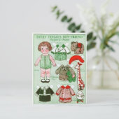 Dolly Dingle's Boy Friend Paper Doll Postcard Postkarte (Stehend Vorderseite)