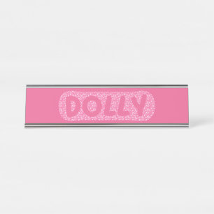 Dolly, Herz Kostümname By CallisC Car Magnet T Schreibtischnamensplakette