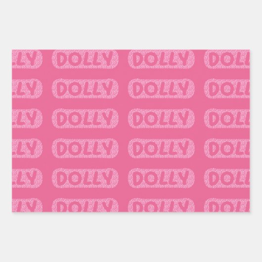 Dolly, Herz-Kostümname By CallisC Geschenkpapier Set (Vorderseite 3)