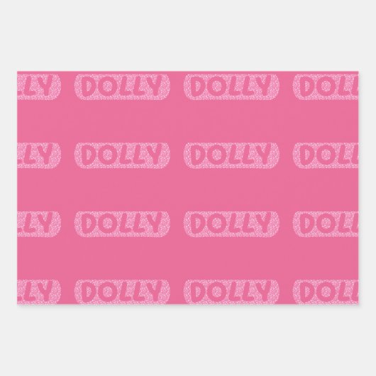 Dolly, Herz-Kostümname By CallisC Geschenkpapier Set (Vorderseite 2)