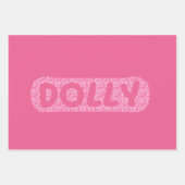 Dolly, Herz-Kostümname By CallisC Geschenkpapier Set (Vorderseite)