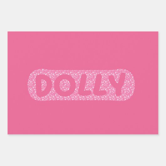 Dolly, Herz-Kostümname By CallisC Geschenkpapier Set (Vorderseite)