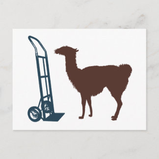 Dolly Lama Postkarte