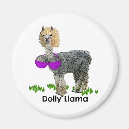 Dolly Llama Magnet (Vorne)