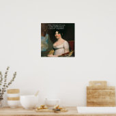 Dolly Madison Berühmt, wo ich Zitat Poster (Küche)