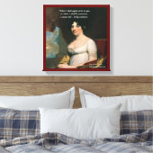 Dolly Madison & Berühmt, wo ich zitieren werde Pri Leinwanddruck (Insitu (Schlafzimmer))