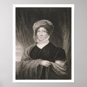 Dolly Madison, Gravur von John Francis Eugene Pru Poster