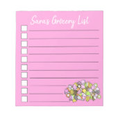 Dolly Mixture UK British Fondant Confection Candy Notizblock (Vorderseite)