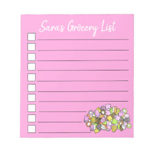 Dolly Mixture UK British Fondant Confection Candy Notizblock