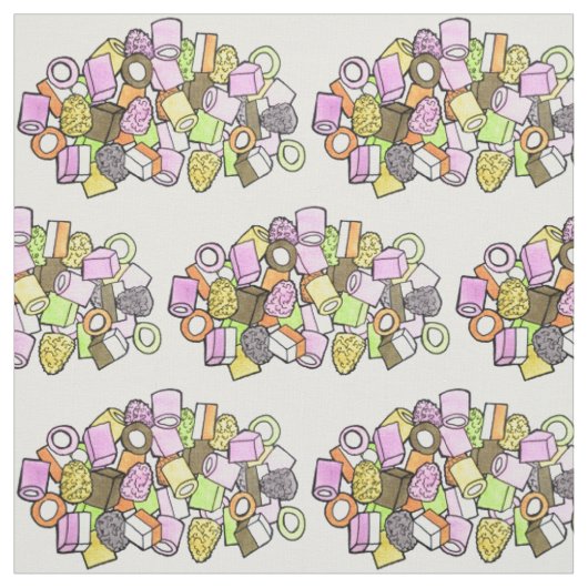 Dolly Mixture UK British Fondant Confection Candy Stoff (Muster)