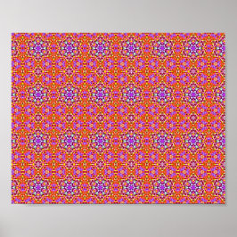 Dolly Mixtures Candy Fractal Art Pattern Poster