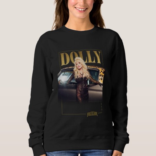 Dolly Parton Rockstar Gold Sweatshirt (Vorderseite)