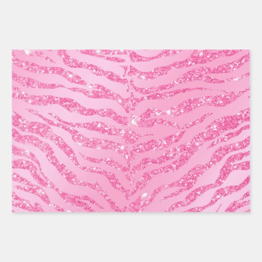 Dolly Pink und Glam Geschenkpapier Set (Vorderseite)