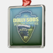 Dolly Sods WA (Pfeilspitzen) Ornament Aus Metall (Links)