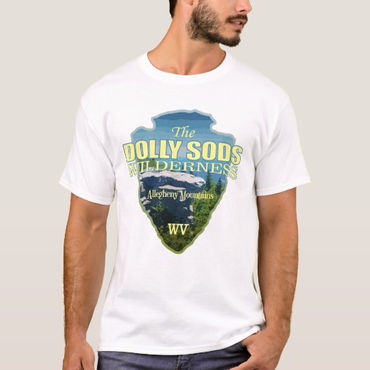 Dolly Sods WA (Pfeilspitzen) T-Shirt (Vorderseite)