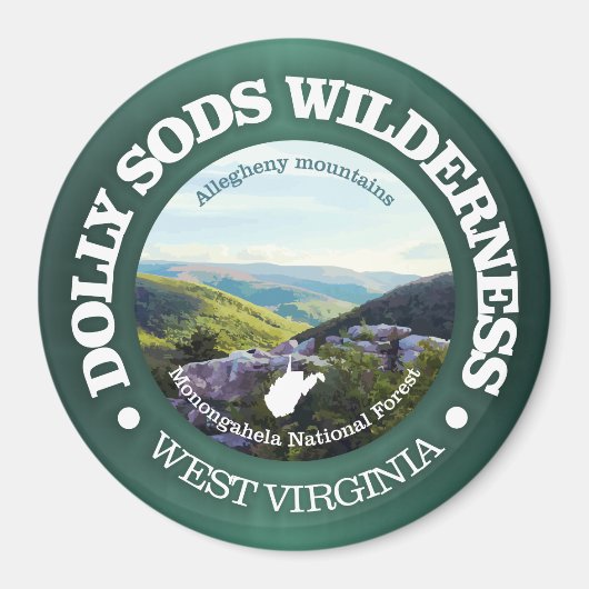 Dolly Sods Wilderness Area Magnet (Vorne)