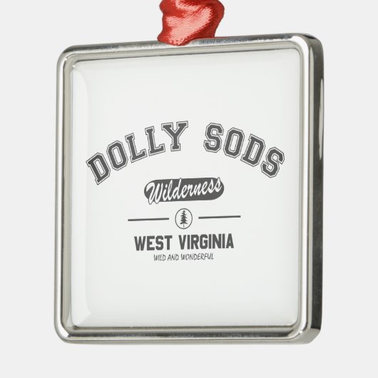 Dolly Sods Wilderness Ornament Aus Metall (Links)