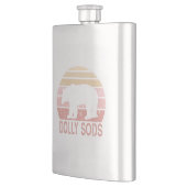 Dolly Sods Wilderness Retro Bär Flachmann (Links)