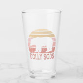 Dolly Sods Wilderness Retro Bär Glas (Vorderseite)