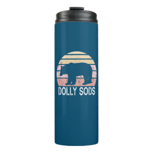 Dolly Sods Wilderness Retro Bär Thermosbecher