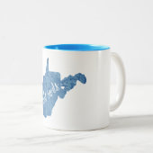Dolly Sods Wilderness West Virginia Holzkörner Zweifarbige Tasse (VorderseiteRechts)