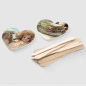 Dolly Tea Party Geburtstagsfans Fächer (Non-assembled)