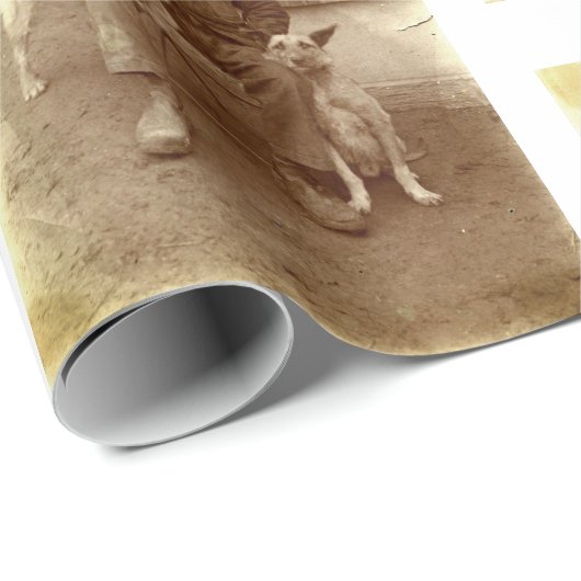 Dolly und Pirane Geschenkpapier (Rolleneckpunkt)