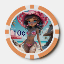 Dollz von: Svace 05 10 Löwe Poker Chip