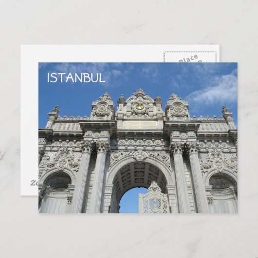 Dolmabahçe Palace, Istanbul Postkarte (Vorne/Hinten)