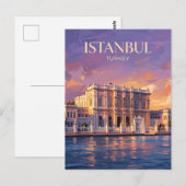 Dolmabahçe-Palast Türkei Postkarte (Vorne/Hinten)