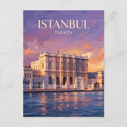 Dolmabahçe-Palast Türkei Postkarte (Vorderseite)