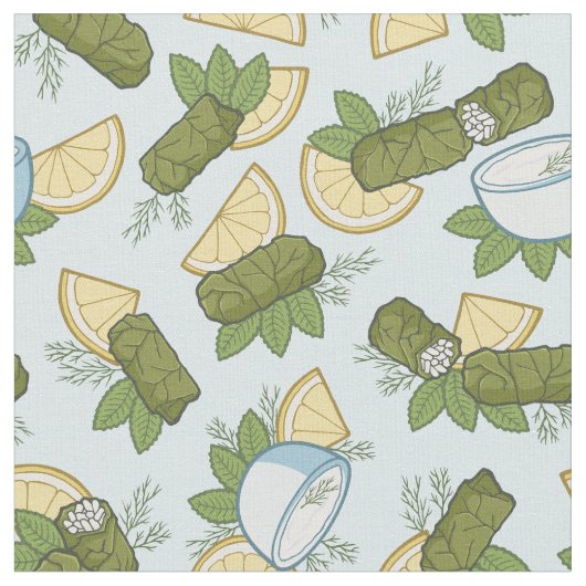 Dolmadakia Muster Fabric Stoff (Nahaufnahme)