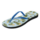 Dolmadakia Muster Flip Flops Badesandalen (Schrägansicht)