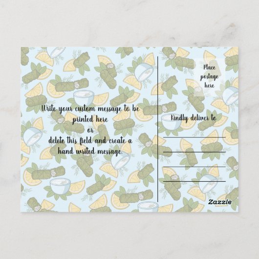 Dolmadakia Postcard Postkarte (Rückseite)