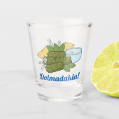 Dolmadakia Shot Glass Schnapsglas (Vorderseite)
