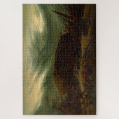 Dolmen im Herbst - Caspar David Friedrich Puzzle (Vertikal)
