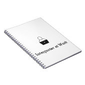 Dolmetscher bei Work Spiral Notepad Notebook Notizblock (Rechte Seite)