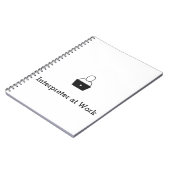 Dolmetscher bei Work Spiral Notepad Notebook Notizblock (Linke Seite)