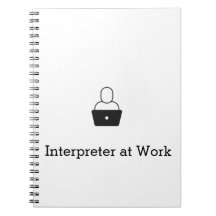 Dolmetscher bei Work Spiral Notepad Notebook
