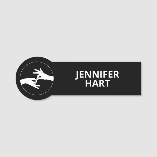 Dolmetscher Namensschild (Vorderseite)