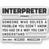 Dolmetscher Noun Translation Specialist Linguist