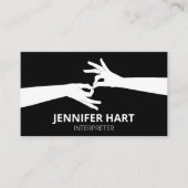 Dolmetscher Visitenkarte (Vorderseite)