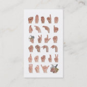 Dolmetscher-Visitenkarte-4 Visitenkarte (Rückseite)