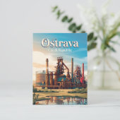 Dolní Vítkovice Industriekomplex, Ostrava Postkarte (Stehend Vorderseite)