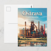 Dolní Vítkovice Industriekomplex, Ostrava Postkarte (Vorne/Hinten)