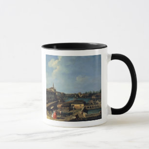 Dolo auf dem Brenta (Öl auf Leinwand) Tasse