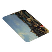 Dolo auf der Brenta (Öl auf Leinwand) Magnet (Rechte Seite)